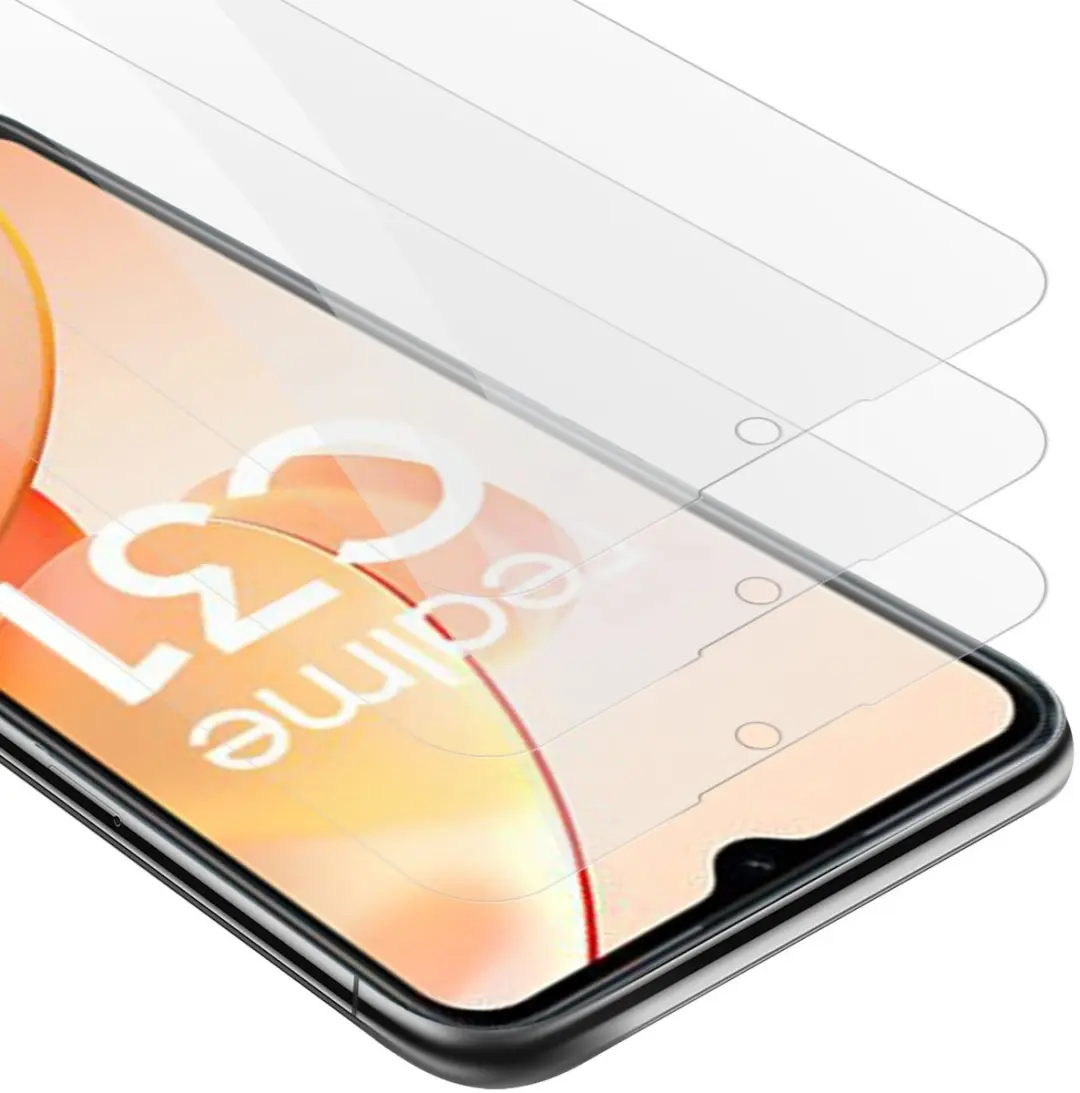 Cadorabo 3x Screenprotector geschikt voor Realme C31