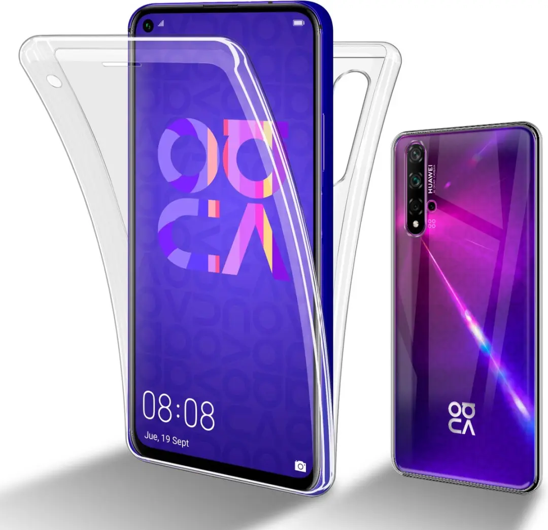 Cadorabo Hoesje geschikt voor Honor 20 / 20S / Huawei NOVA 5T in TRANSPARANT