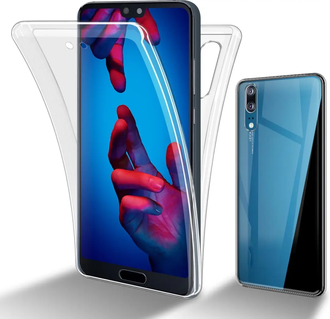 Cadorabo Hoesje geschikt voor Huawei P20 in TRANSPARANT