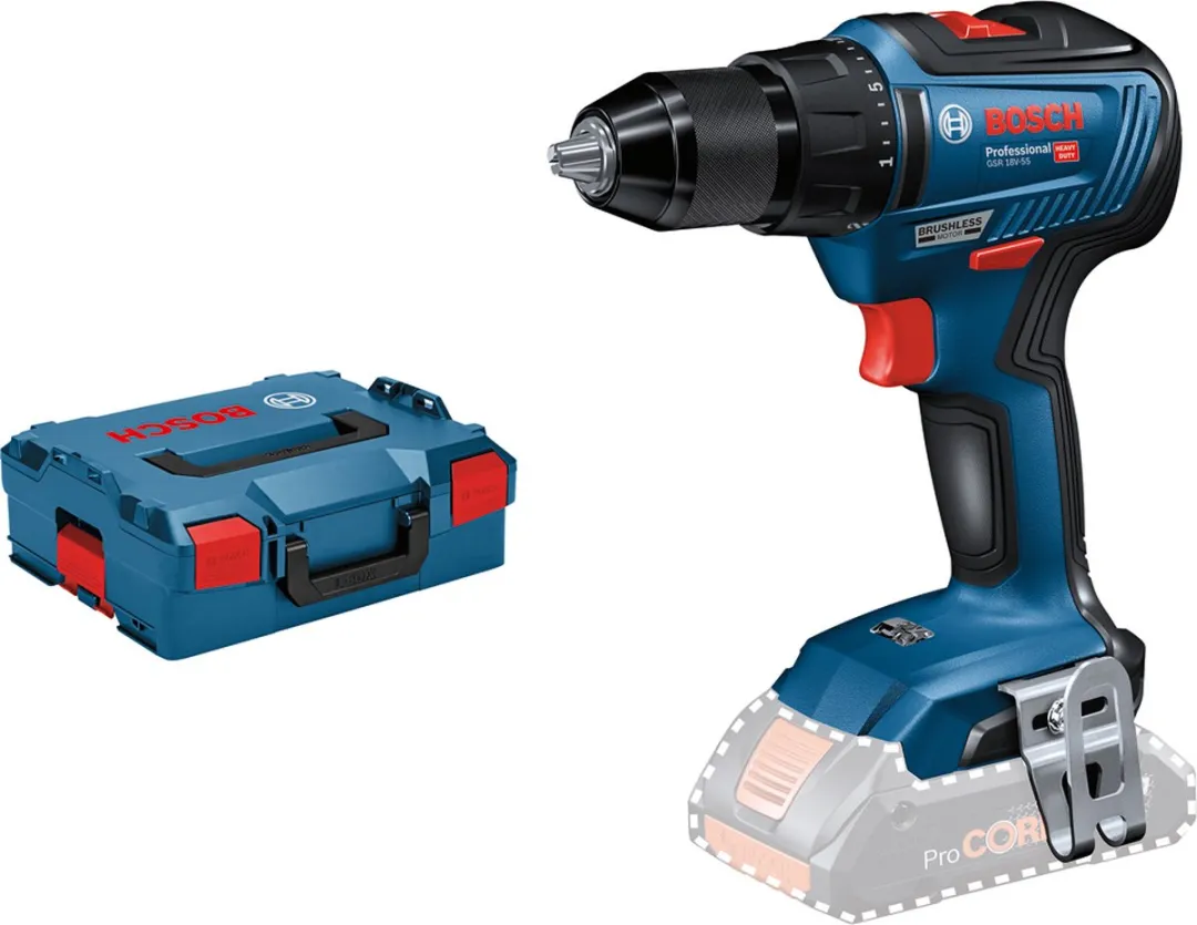 Bosch Professional GSR 18V-55 Accu Schroefboormachine