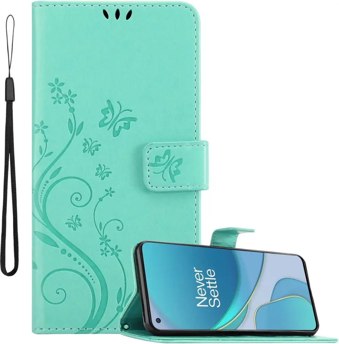 Cadorabo Hoesje geschikt voor OnePlus 8T in Turkoois