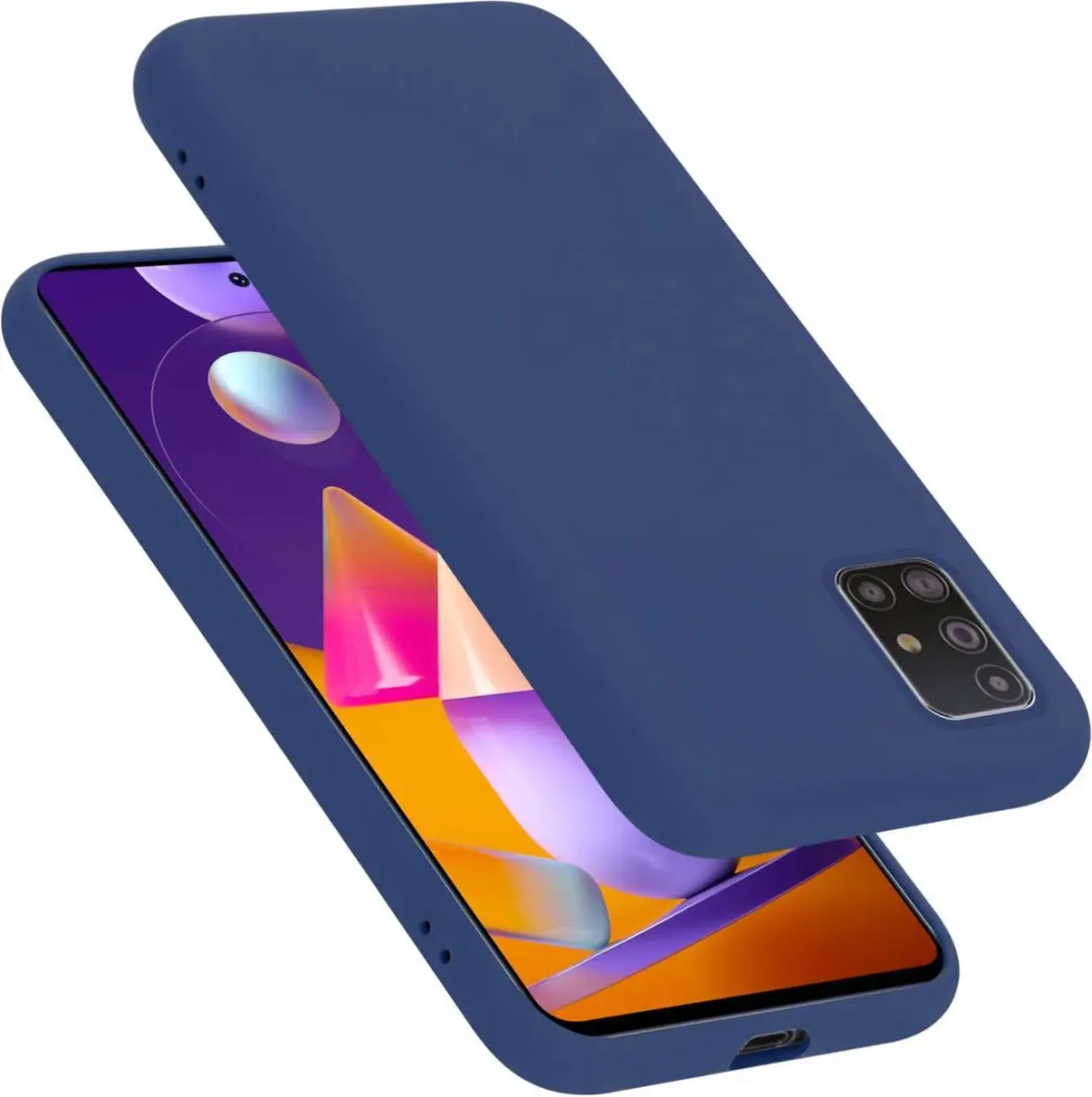 Cadorabo Hoesje geschikt voor Samsung Galaxy M31s in LIQUID BLAUW