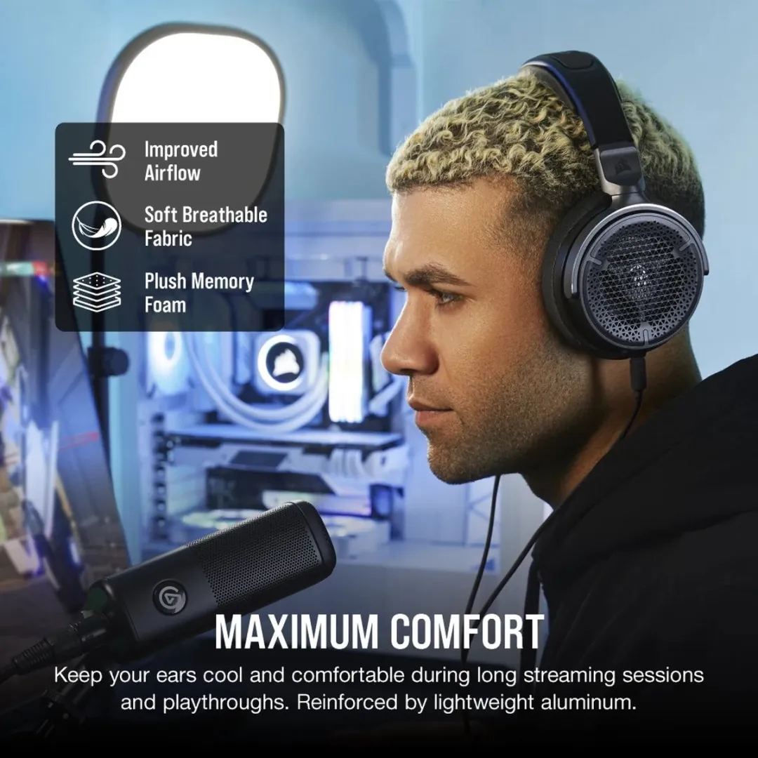 Corsair Virtuoso PRO CA-9011370-EU Headset - Carbon - afbeelding 6 van 6
