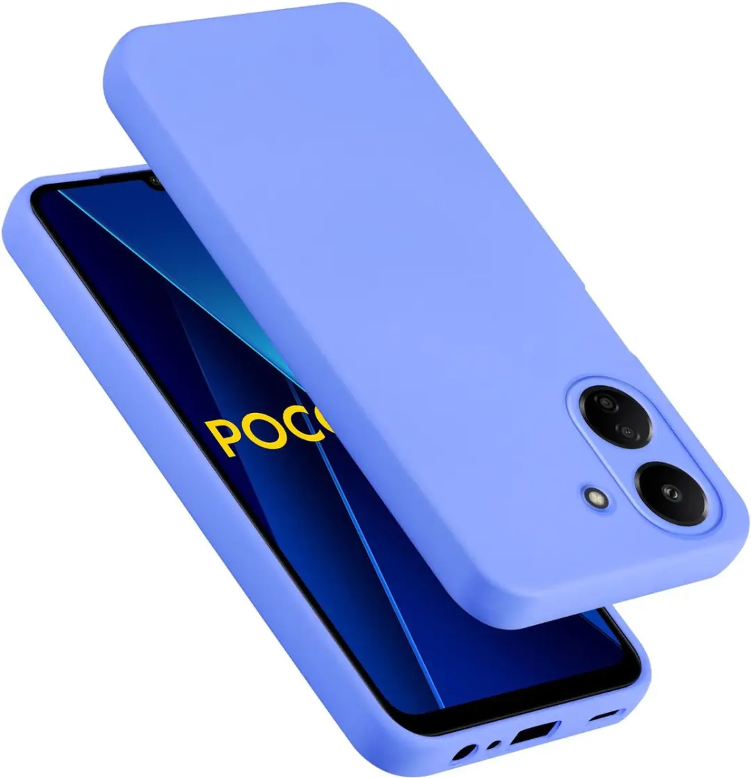 Cadorabo Hoesje geschikt voor Xiaomi Poco C65 in LIQUID LICHT PAARS