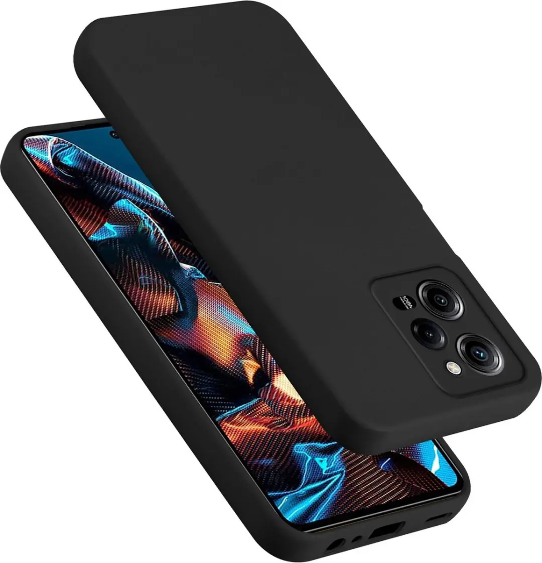 Cadorabo Hoesje geschikt voor Xiaomi Poco X5 Pro 5G in LIQUID ZWART