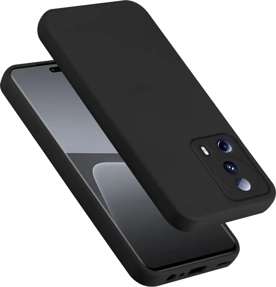 Cadorabo Hoesje geschikt voor Xiaomi 13 Lite in LIQUID ZWART
