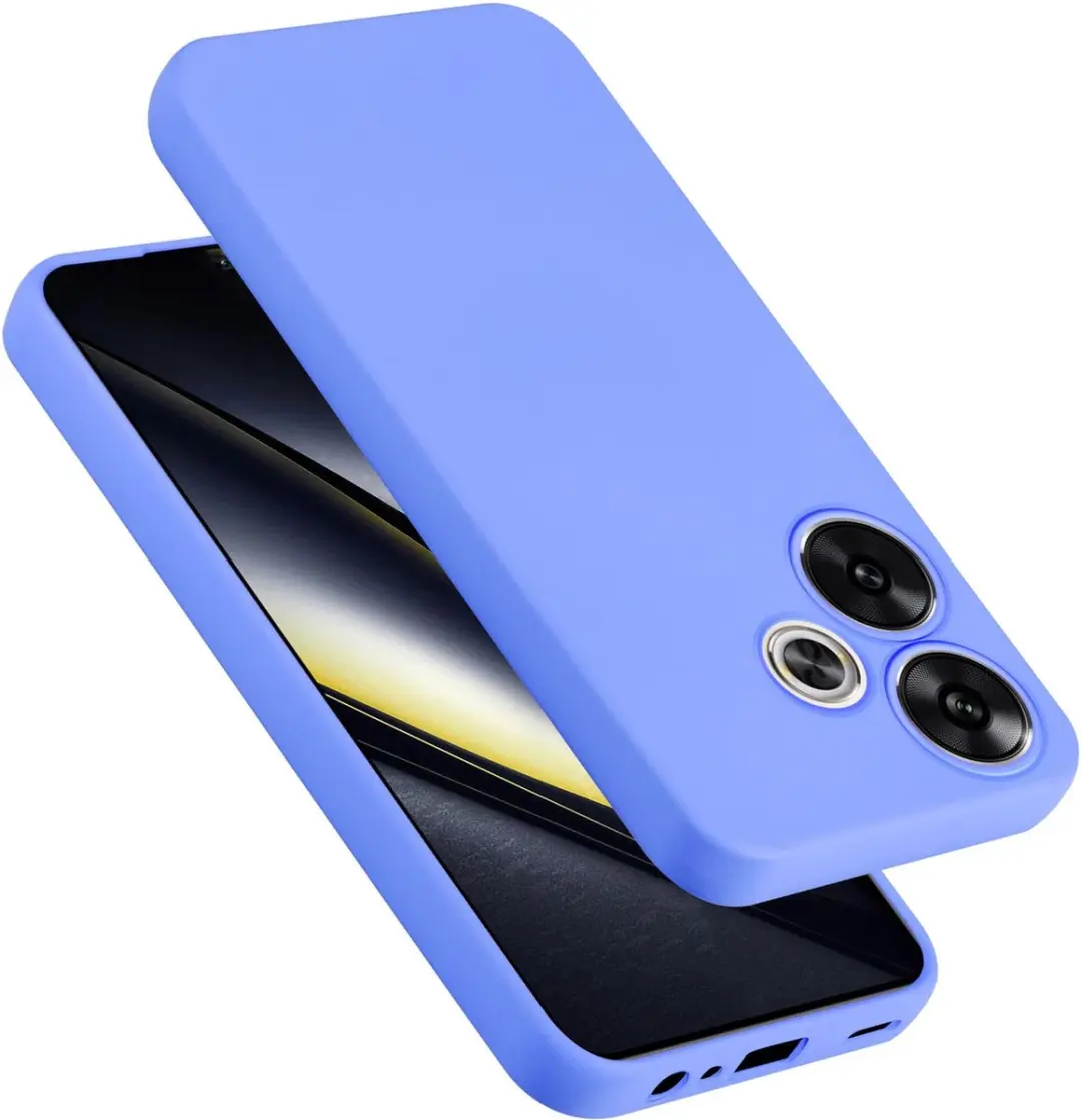 Cadorabo Hoesje geschikt voor Xiaomi Poco F6 in LIQUID LICHT PAARS