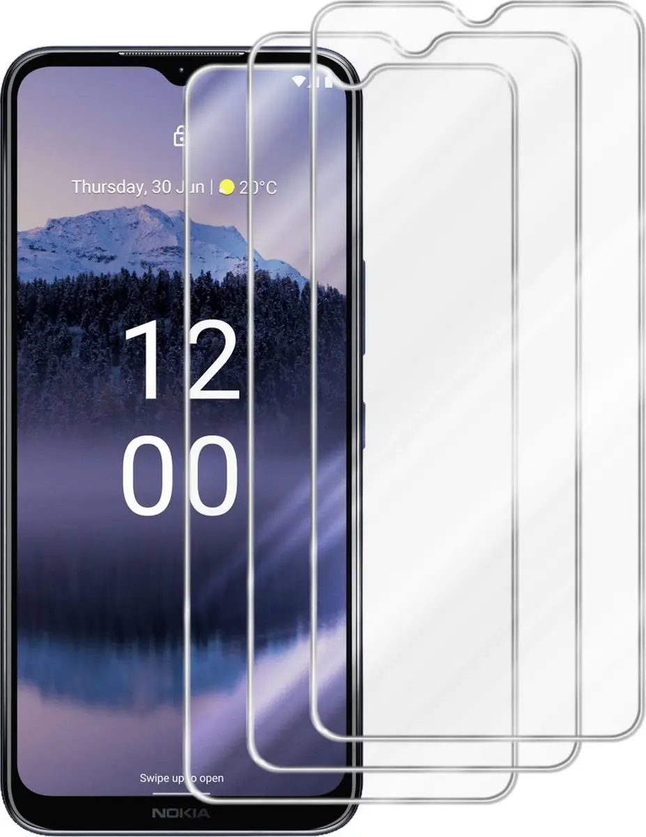 Cadorabo 3x Screenprotector geschikt voor Nokia G11 Plus