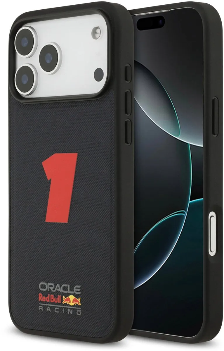 Red Bull Racing Back Cover - iPhone 17 Pro Max - Navy - Magsafe - 3D Rubber Number 1