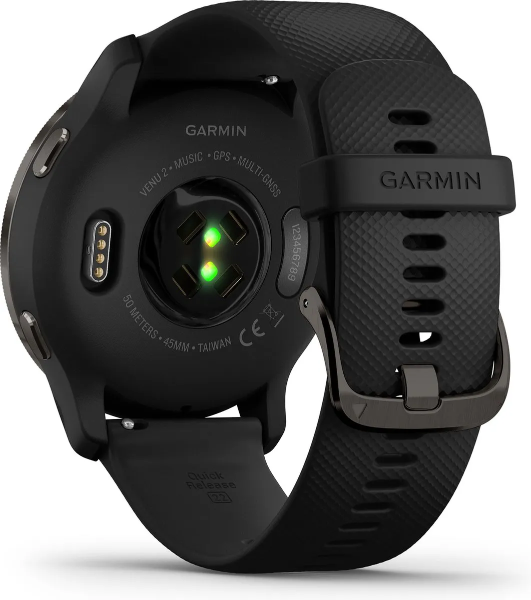 Garmin Venu 2 Smartwatch 45mm - Zwart - afbeelding 6 van 6