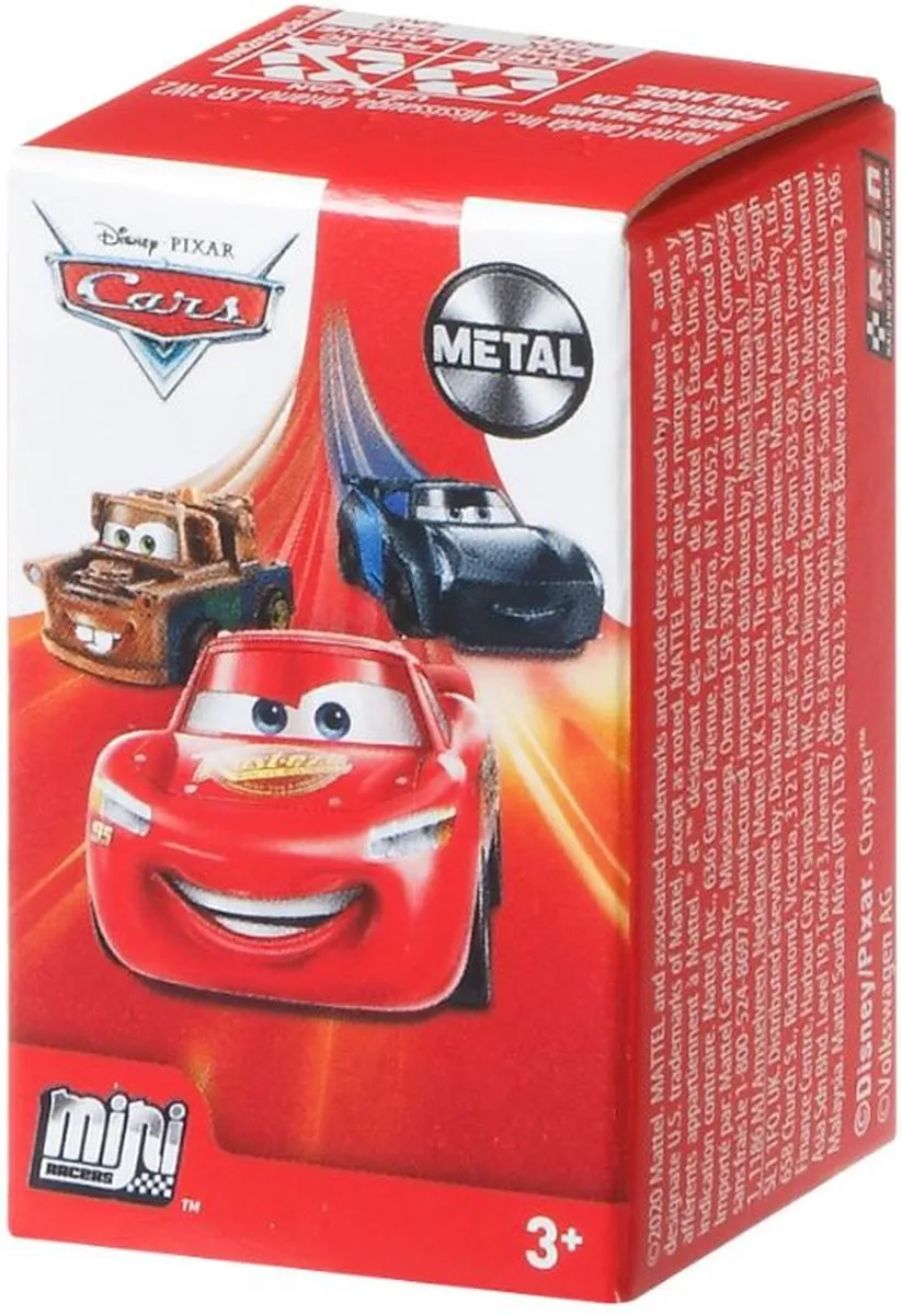 Disney Cars Micro Racer Junior GKD78 - Rood - afbeelding 6 van 6