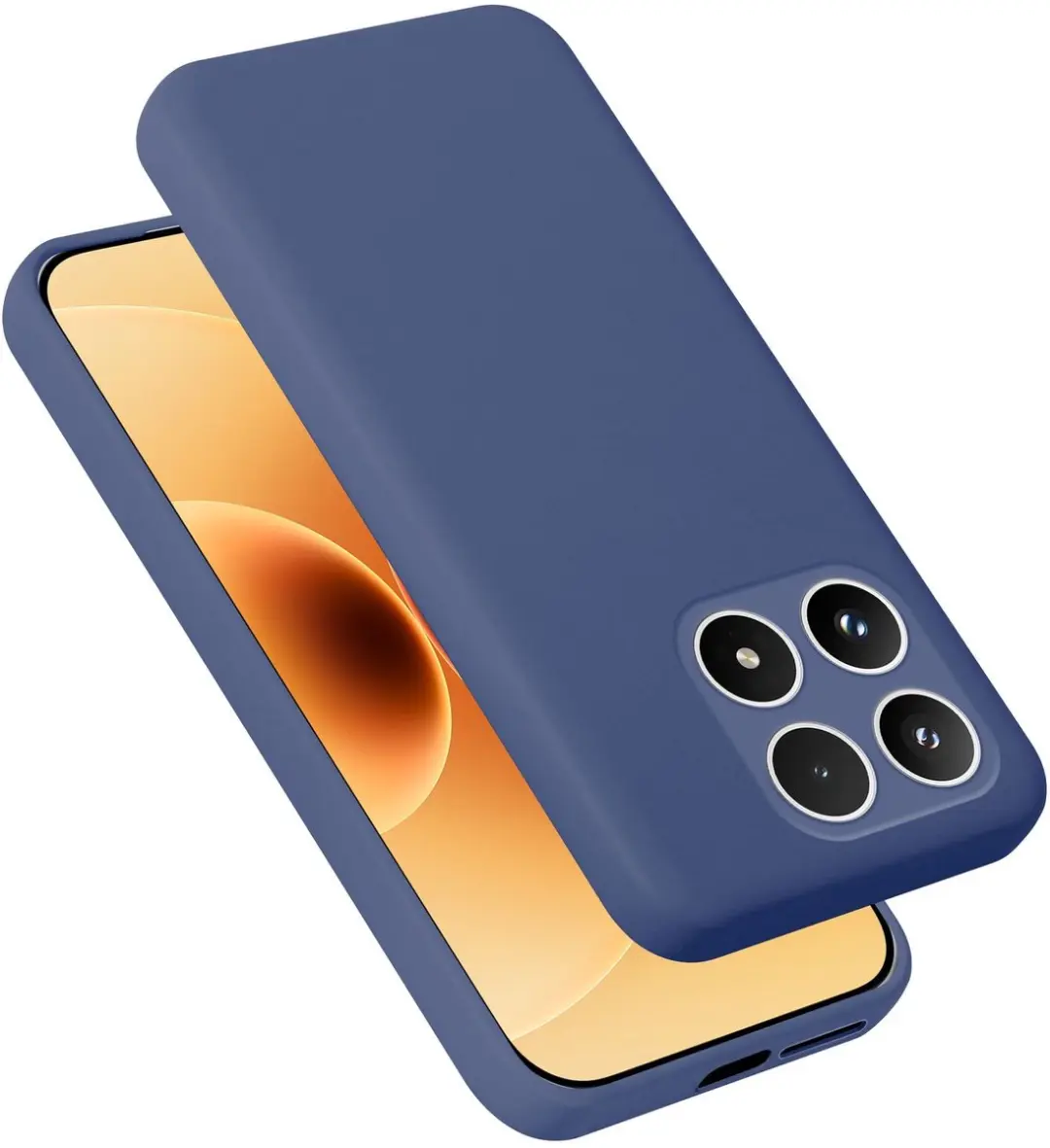 Cadorabo Hoesje geschikt voor Xiaomi 17 Case in Liquid Blauw Beschermhoes gemaak