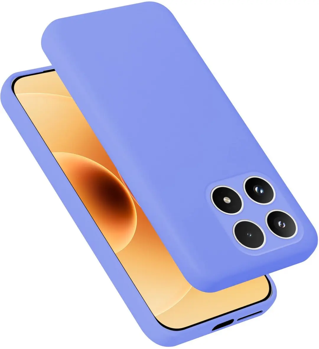 Cadorabo Hoesje geschikt voor Xiaomi 17 Case in Liquid Lichte Paars Beschermhoes