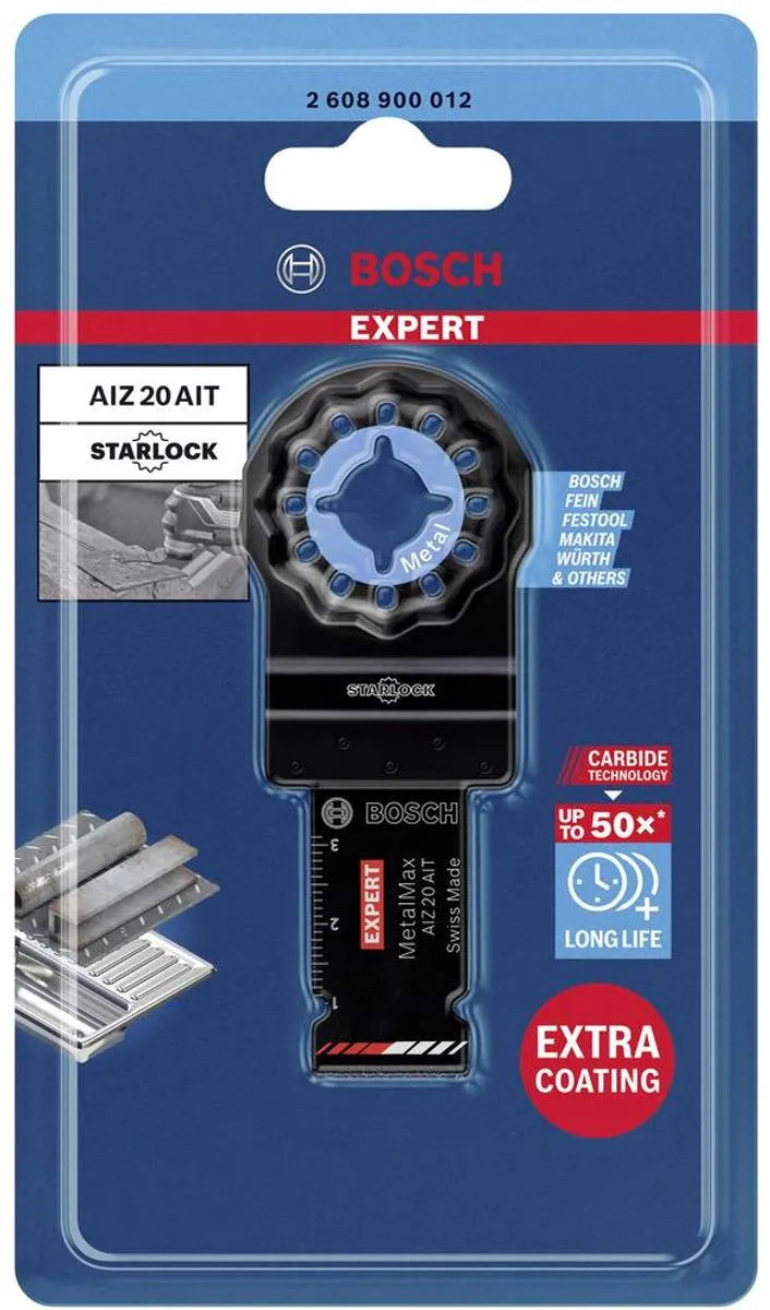 Bosch Professional EXPERT Starlock AIZ 20 AIT Zaagblad Metaal 20x40mm - afbeelding 6 van 6