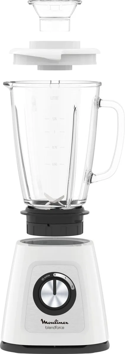 Moulinex LM4451 Blender 800W - 1,25L - Wit