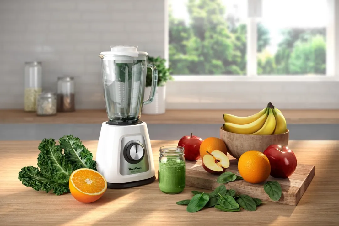Moulinex LM4451 Blender 800W - 1,25L - Wit