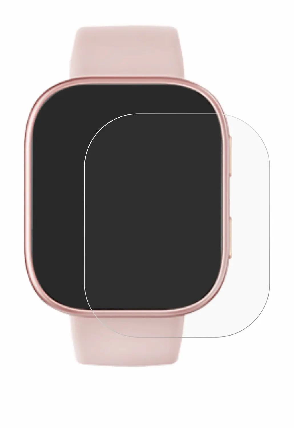 upscreen Hwagol Smartwatch Screenprotector 1.83 inch - afbeelding 5 van 6