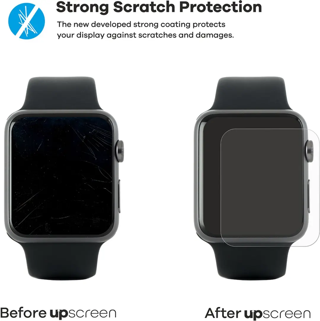 upscreen Hwagol Smartwatch Screenprotector 1.83 inch - afbeelding 3 van 6