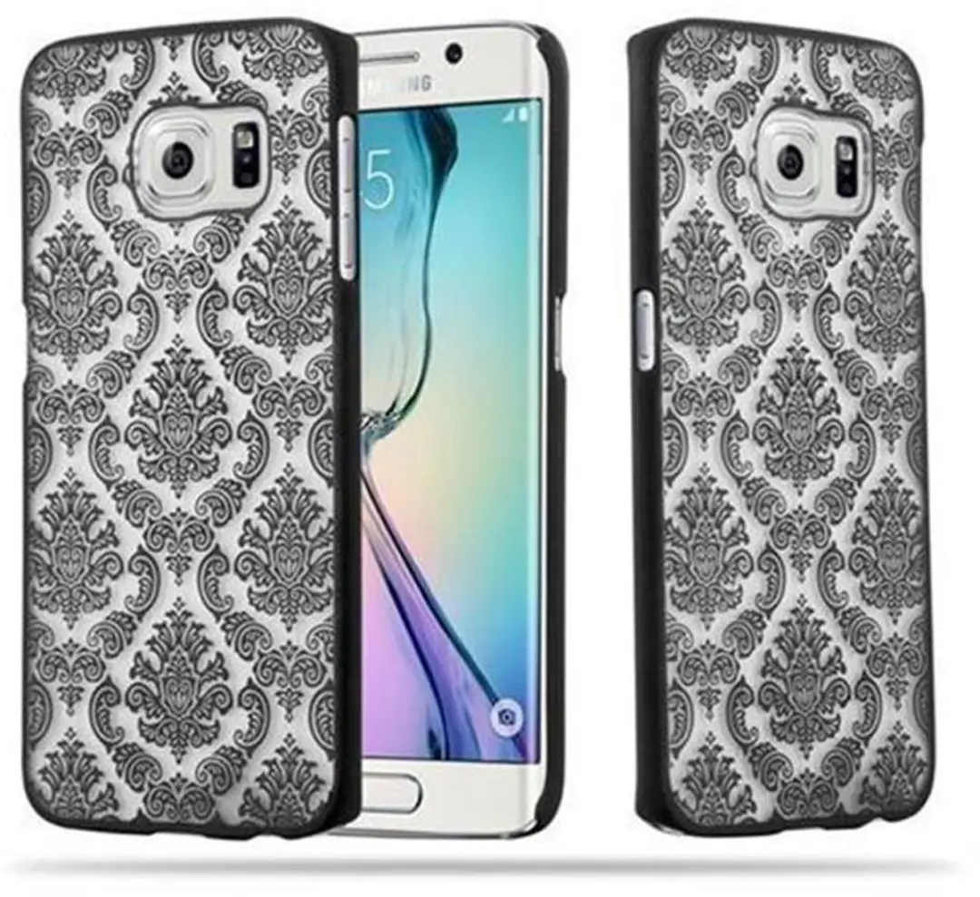 Cadorabo Hoesje geschikt voor Samsung Galaxy S6 EDGE in ZWART