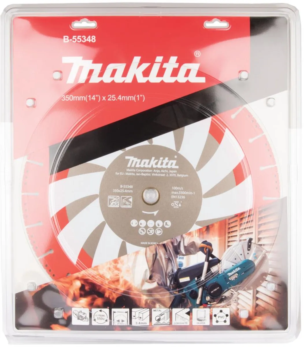 Makita B-55348 Diamantschijf 350x25,4mm - Rescue
