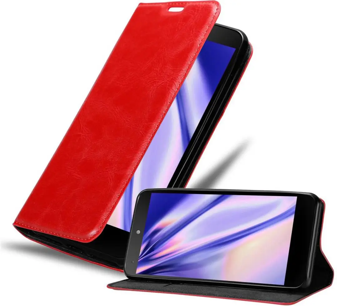 Cadorabo Hoesje geschikt voor LG Google NEXUS 5 in APPEL ROOD