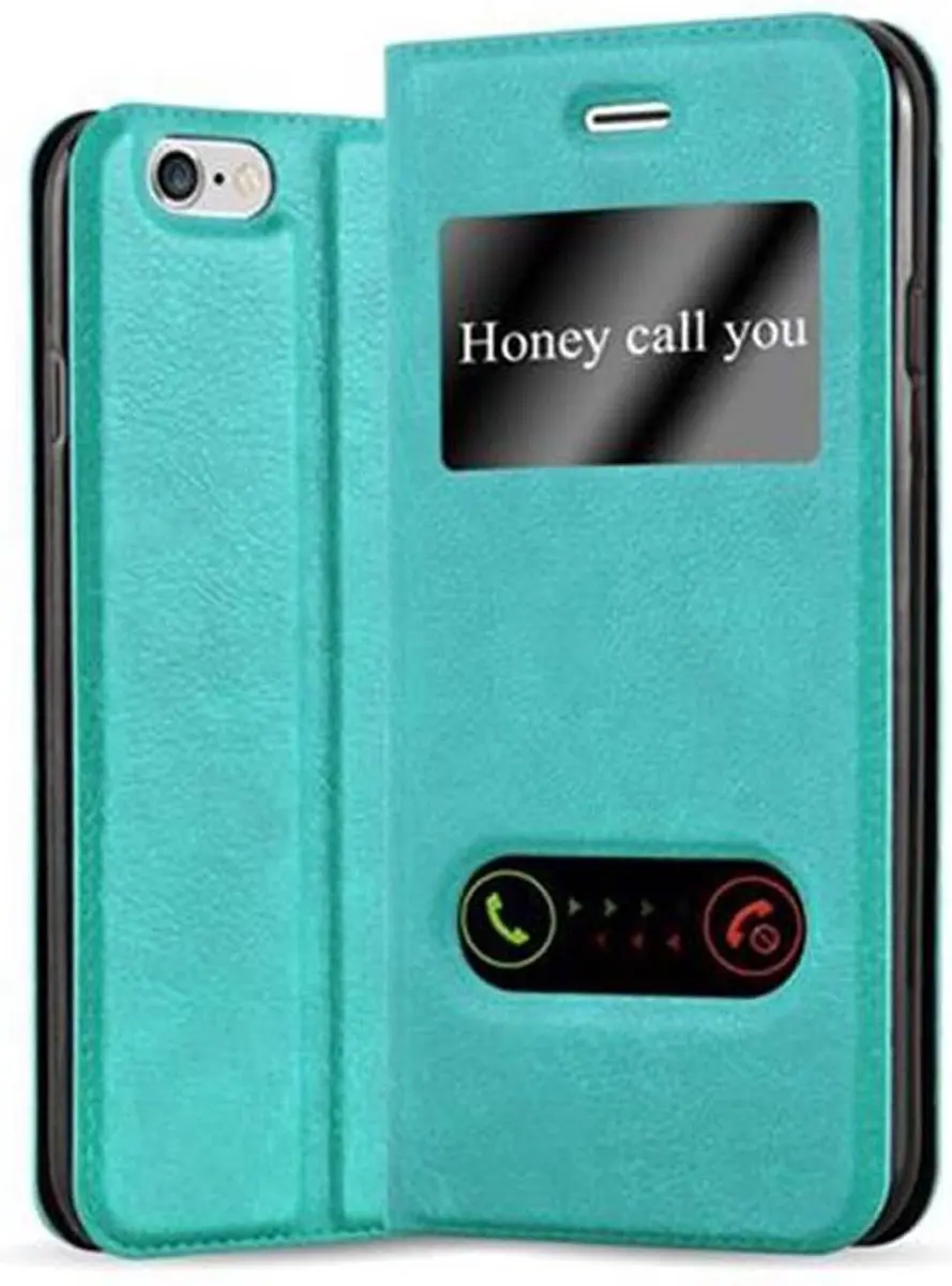 Cadorabo Hoesje geschikt voor Apple iPhone 6 / 6S in MUNT TURKOOIS