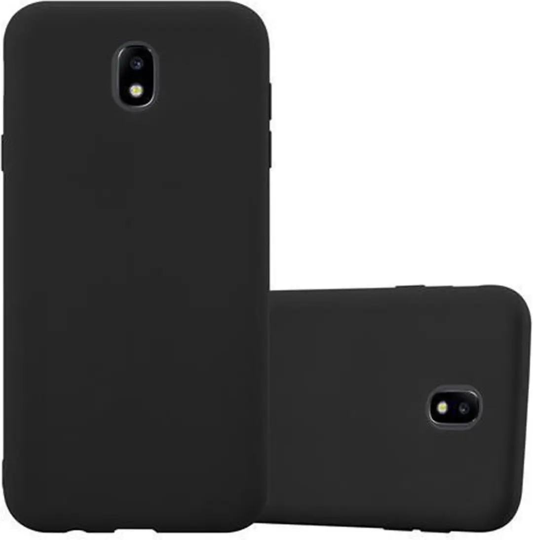 Cadorabo Hoesje geschikt voor Samsung Galaxy J3 2017 in CANDY ZWART