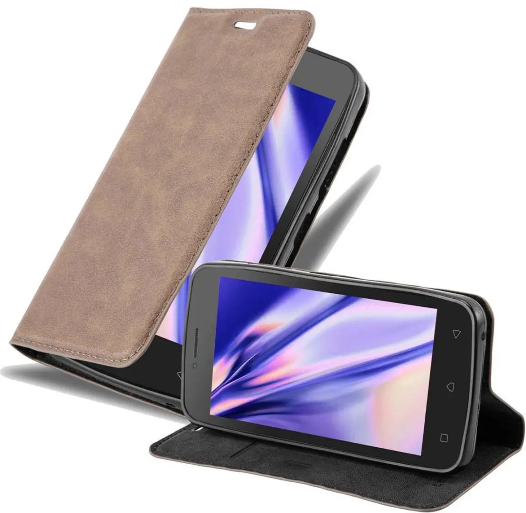 Cadorabo Hoesje geschikt voor Lenovo A PLUS in KOFFIE BRUIN