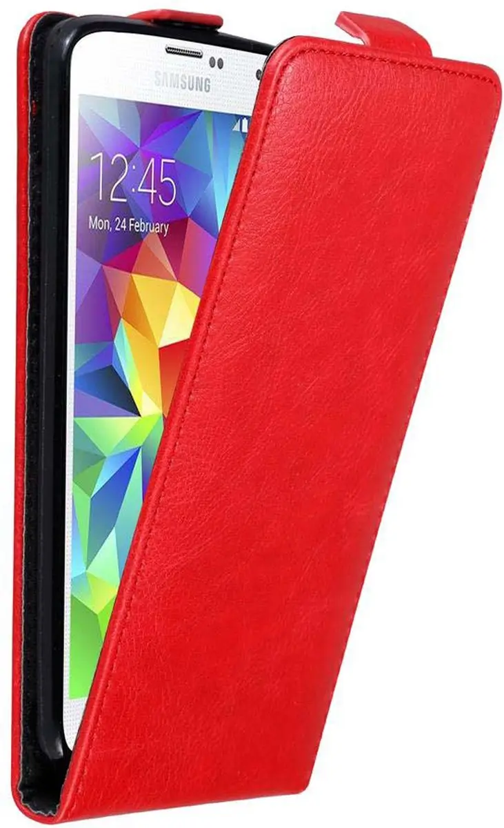 Cadorabo Hoesje geschikt voor Samsung Galaxy S5 MINI / S5 MINI DUOS in APPEL ROO