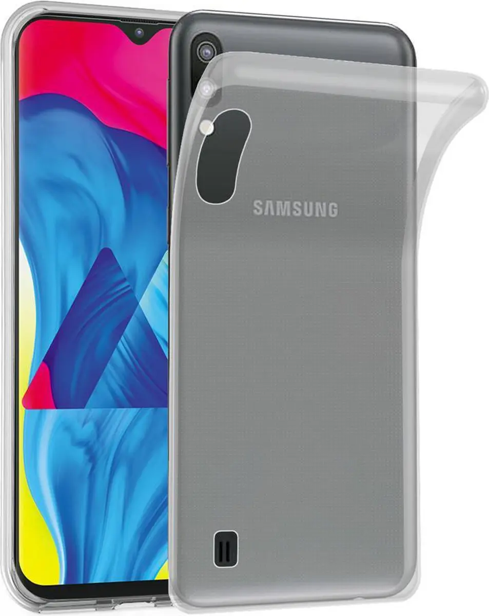 Cadorabo Hoesje geschikt voor Samsung Galaxy A10 / M10 in VOLLEDIG TRANSPARANT