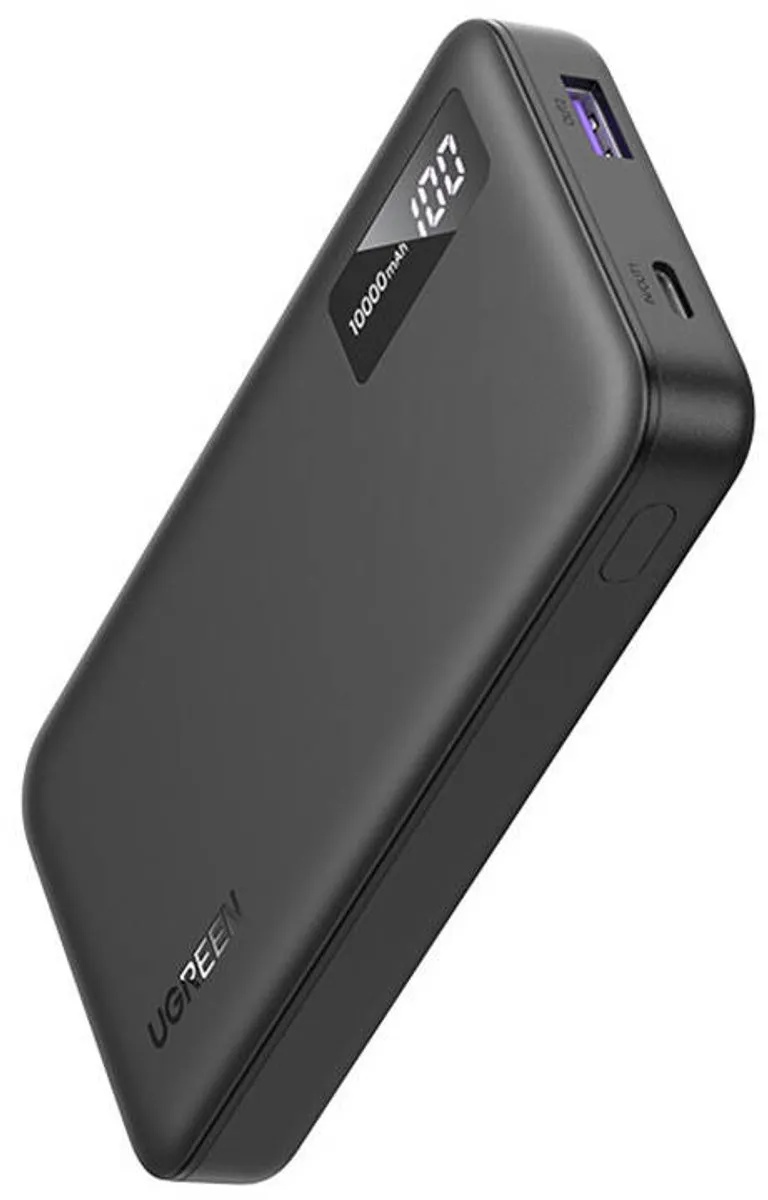 Ugreen 10000mAh Powerbank 22W - 2x USB - Transparent