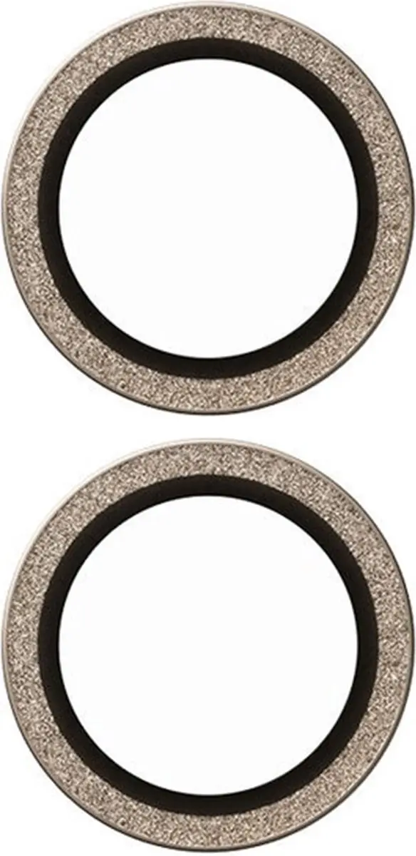 PanzerGlass SAFE Lensbeschermer iPhone 16 - Glitter Gold - afbeelding 3 van 5