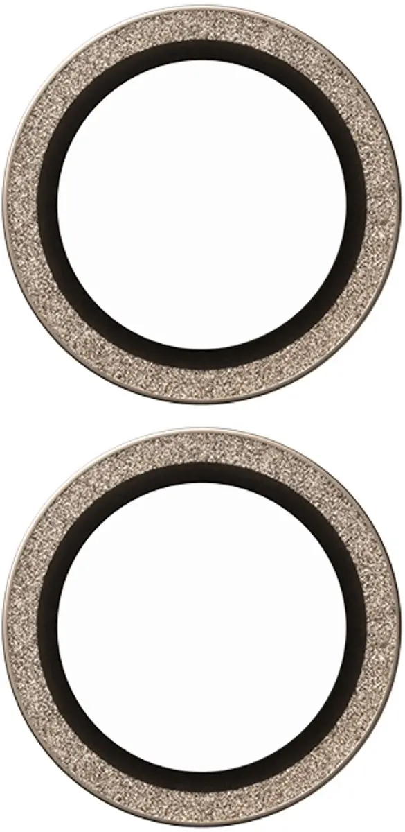 PanzerGlass SAFE Lensbeschermer iPhone 16 - Glitter Gold - afbeelding 5 van 5