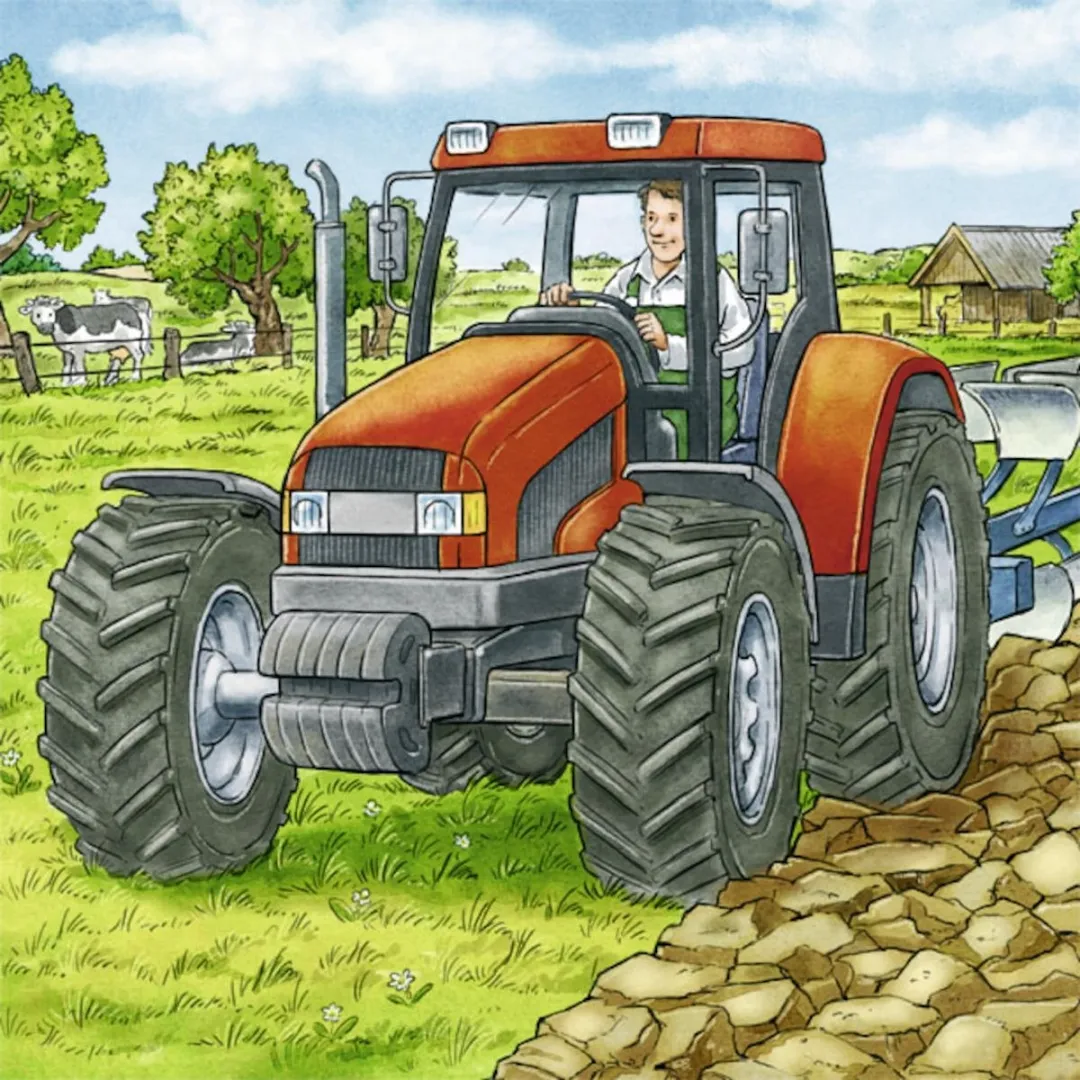 Ravensburger Grote Landbouwmachines 3x49 Stuks - Multicolor - afbeelding 3 van 6