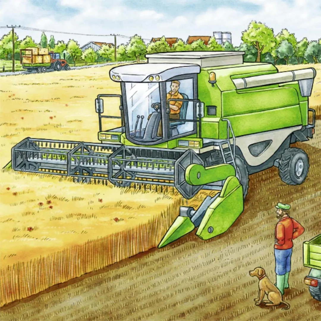 Ravensburger Grote Landbouwmachines 3x49 Stuks - Multicolor - afbeelding 5 van 6