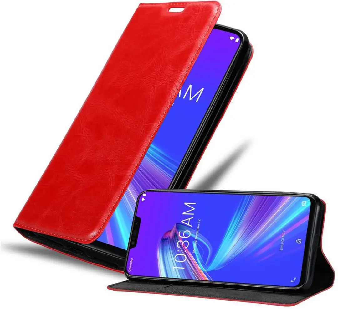 Cadorabo Hoesje geschikt voor Asus ZenFone MAX M2 in APPEL ROOD
