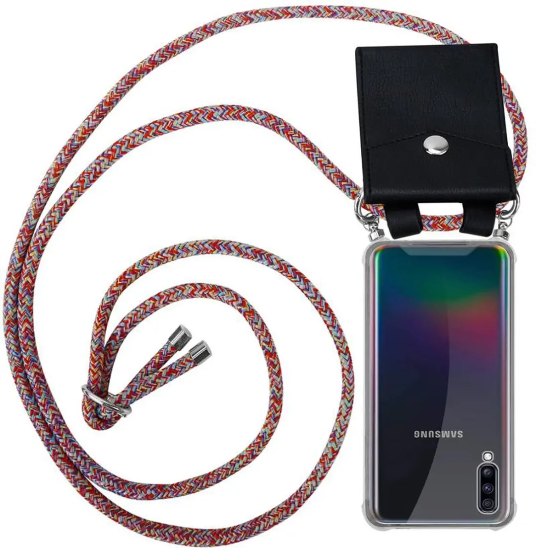 Cadorabo Hoesje geschikt voor Samsung Galaxy A70 / A70s in KLEURRIJKE PAPEGAAI