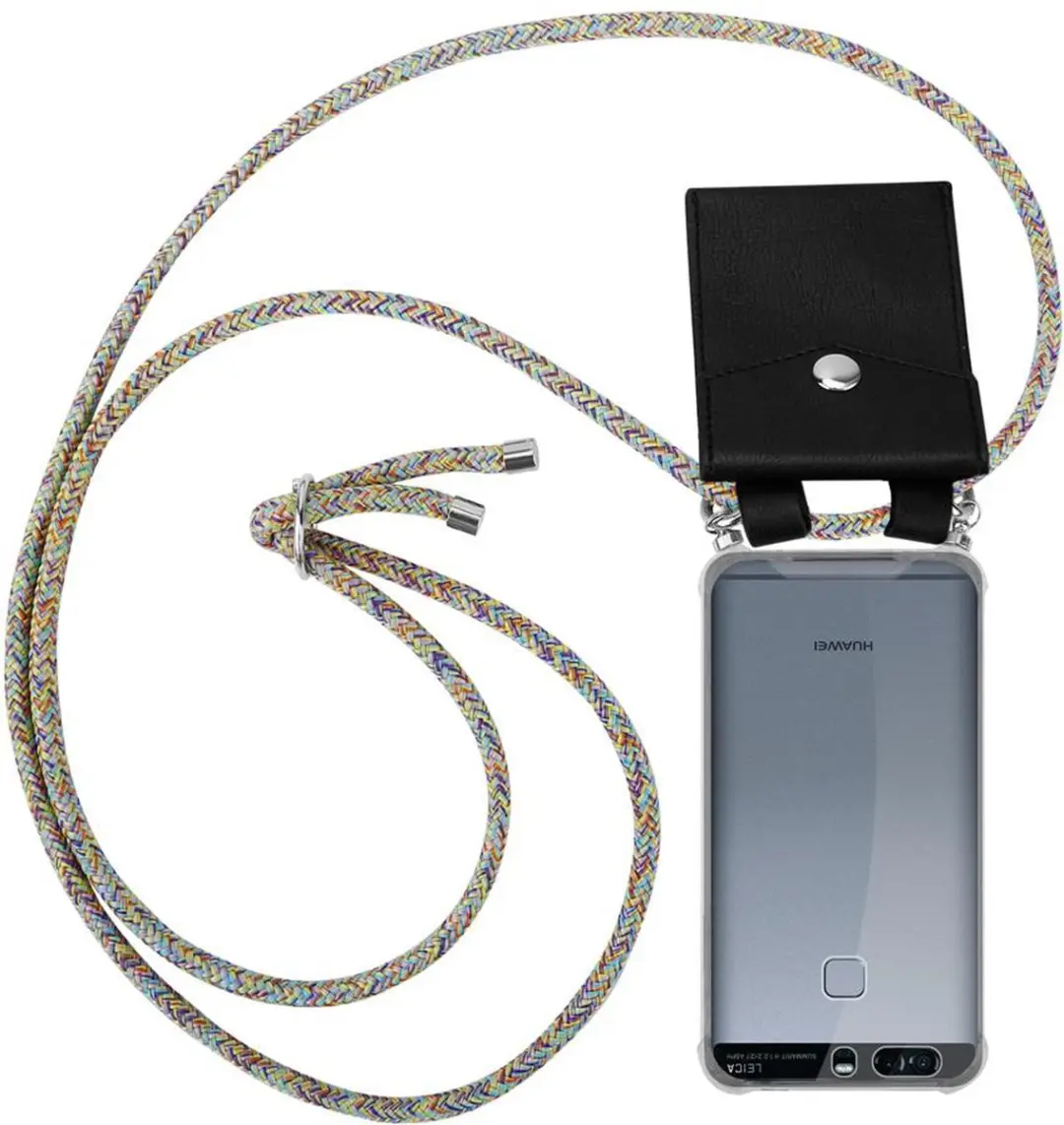 Cadorabo Hoesje geschikt voor Huawei P9 in REGENBOOG