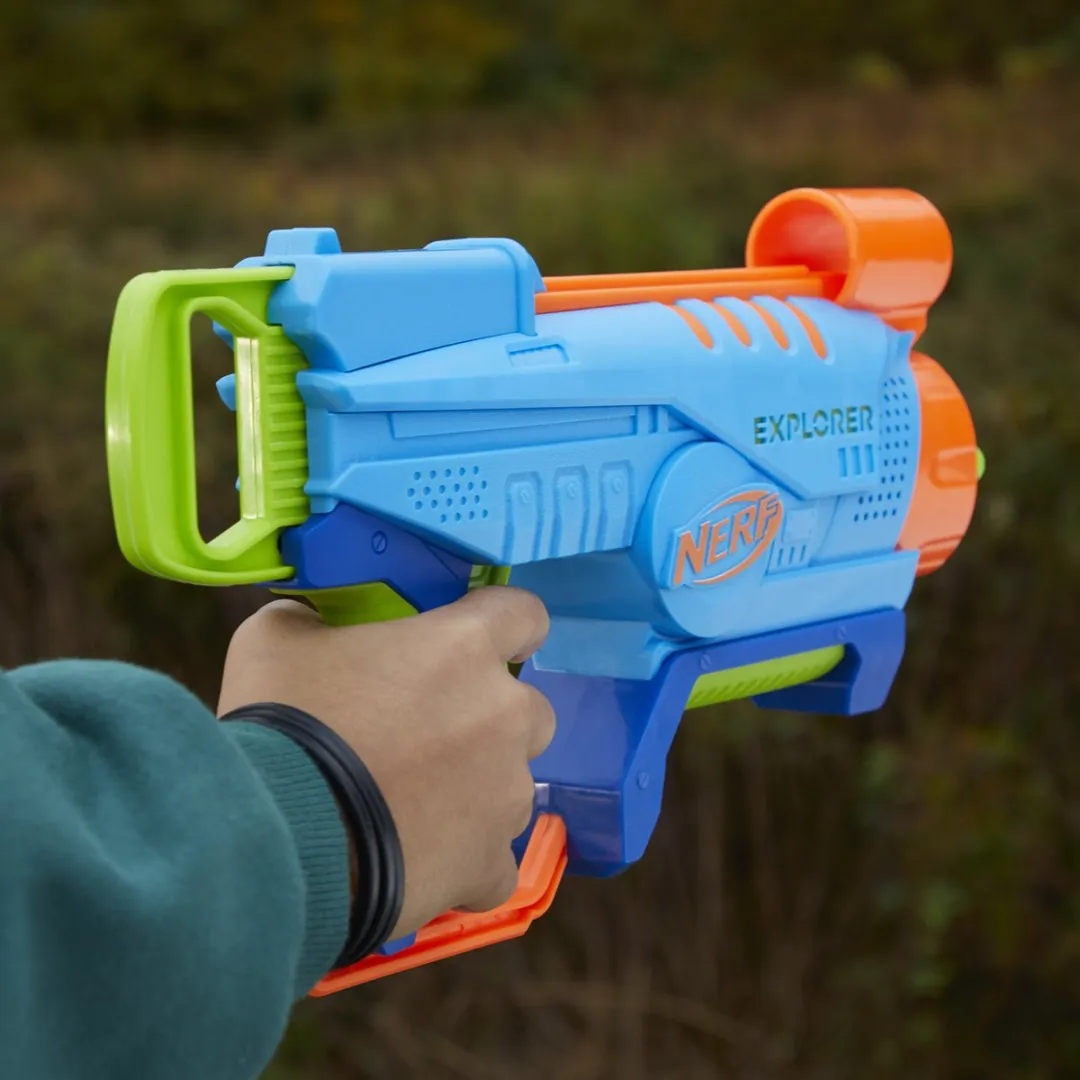 Nerf Elite Junior Explorer 2012081 Speelgoedblaster - Blauw
