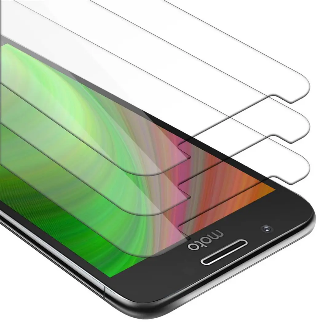 Cadorabo 3x Screenprotector geschikt voor Motorola MOTO G5