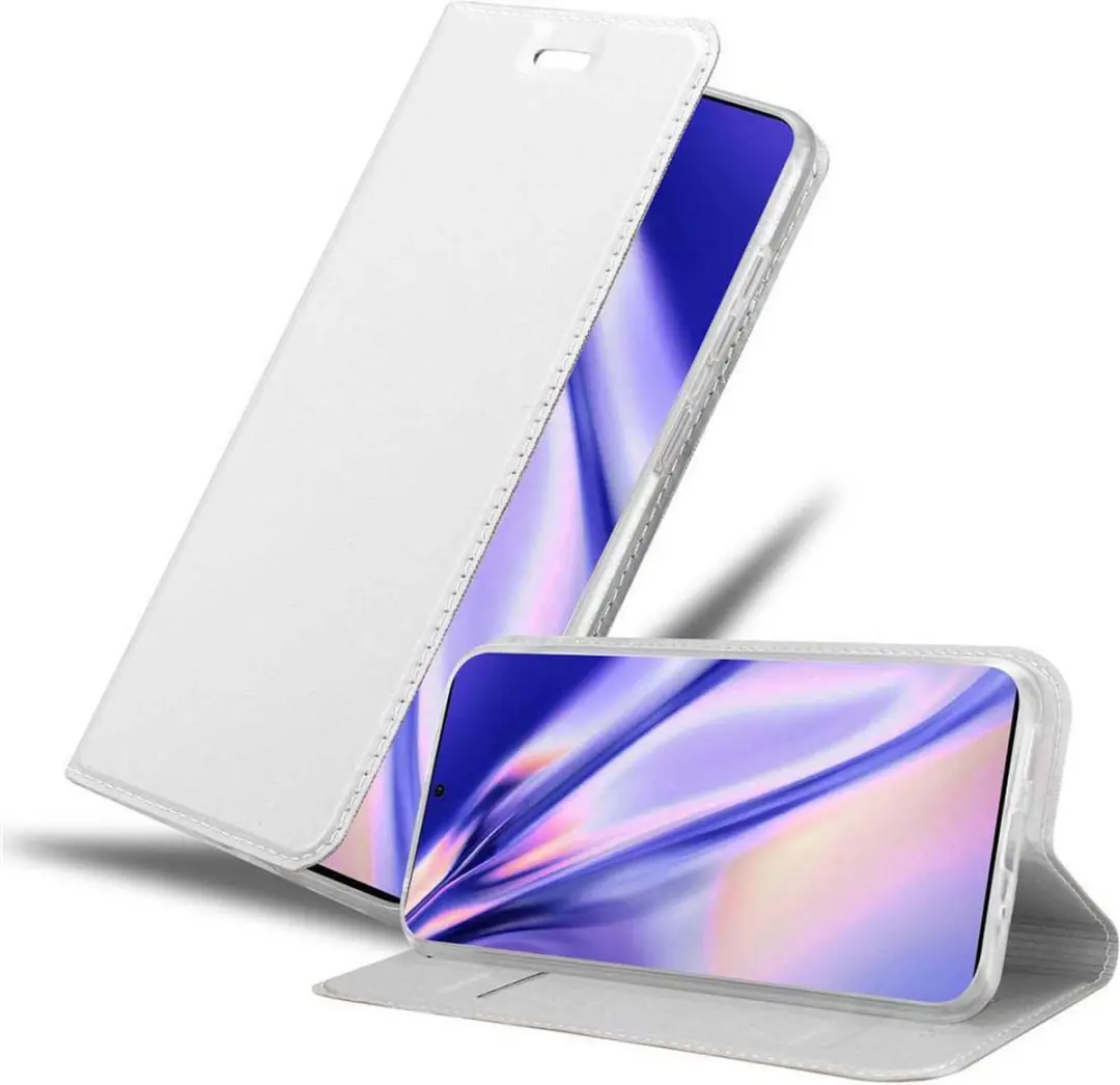 Cadorabo Hoesje geschikt voor Samsung Galaxy S20 ULTRA in CLASSY ZILVER