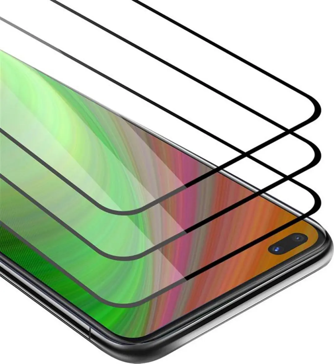 Cadorabo 3x Screenprotector geschikt voor Oppo A92s Volledig scherm pantserfolie
