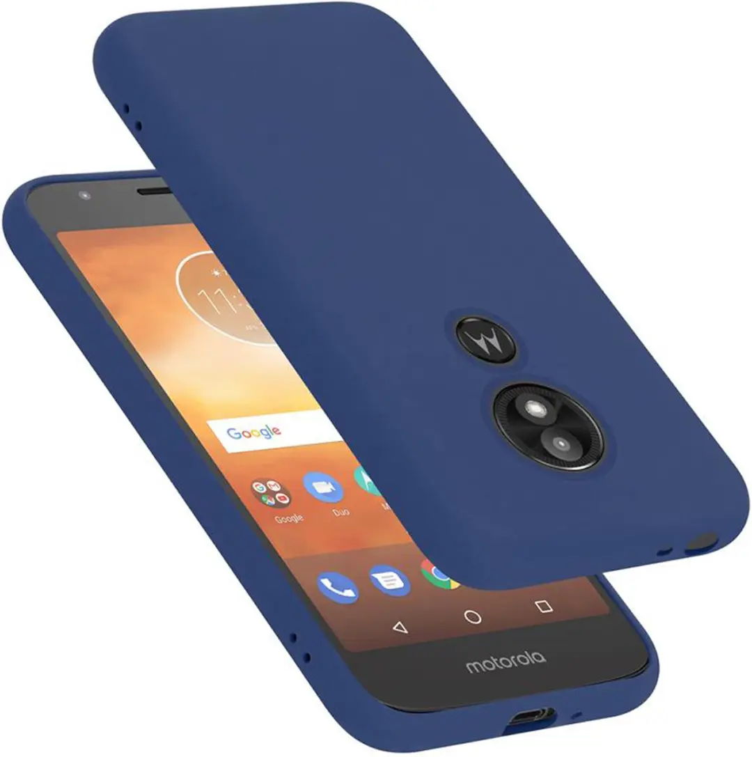 Cadorabo Hoesje geschikt voor Motorola MOTO E5 PLAY GO in LIQUID BLAUW