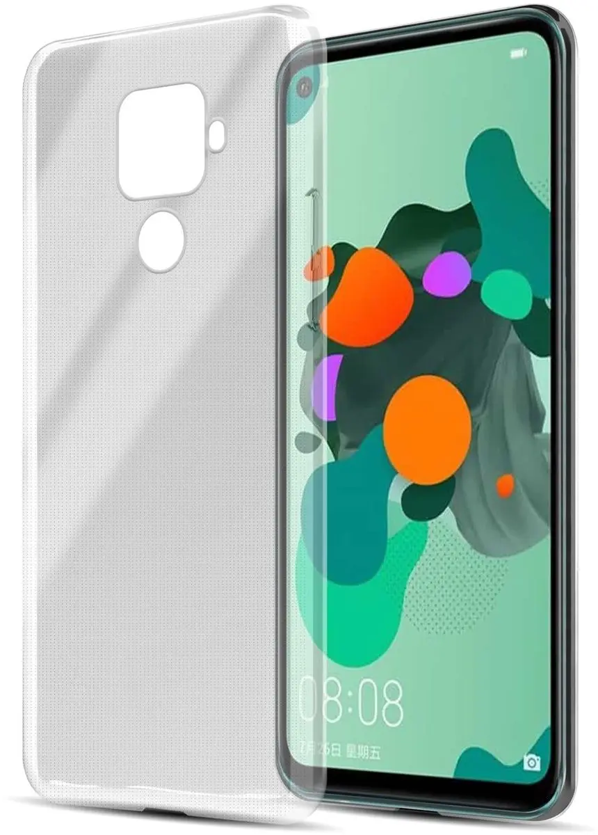 Cadorabo Hoesje geschikt voor Huawei MATE 30 LITE in VOLLEDIG TRANSPARANT