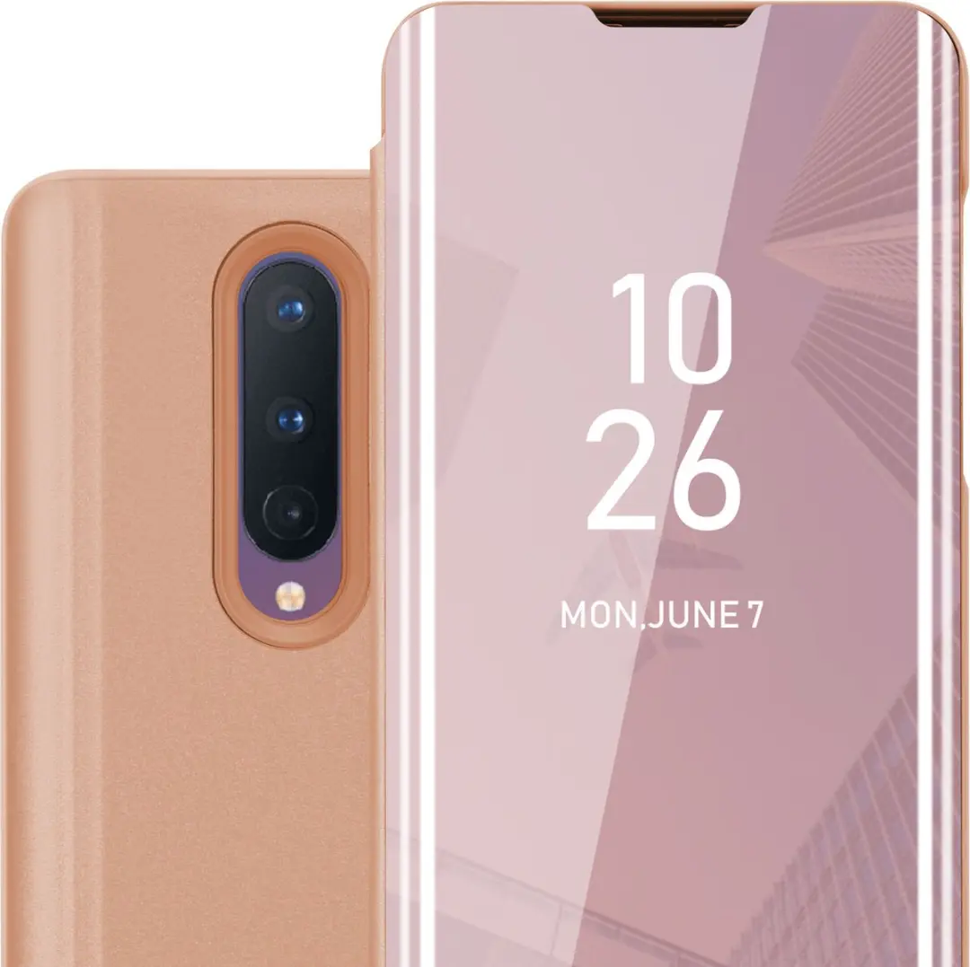 Cadorabo Hoesje geschikt voor OnePlus 8 in KUNZIET ROZE