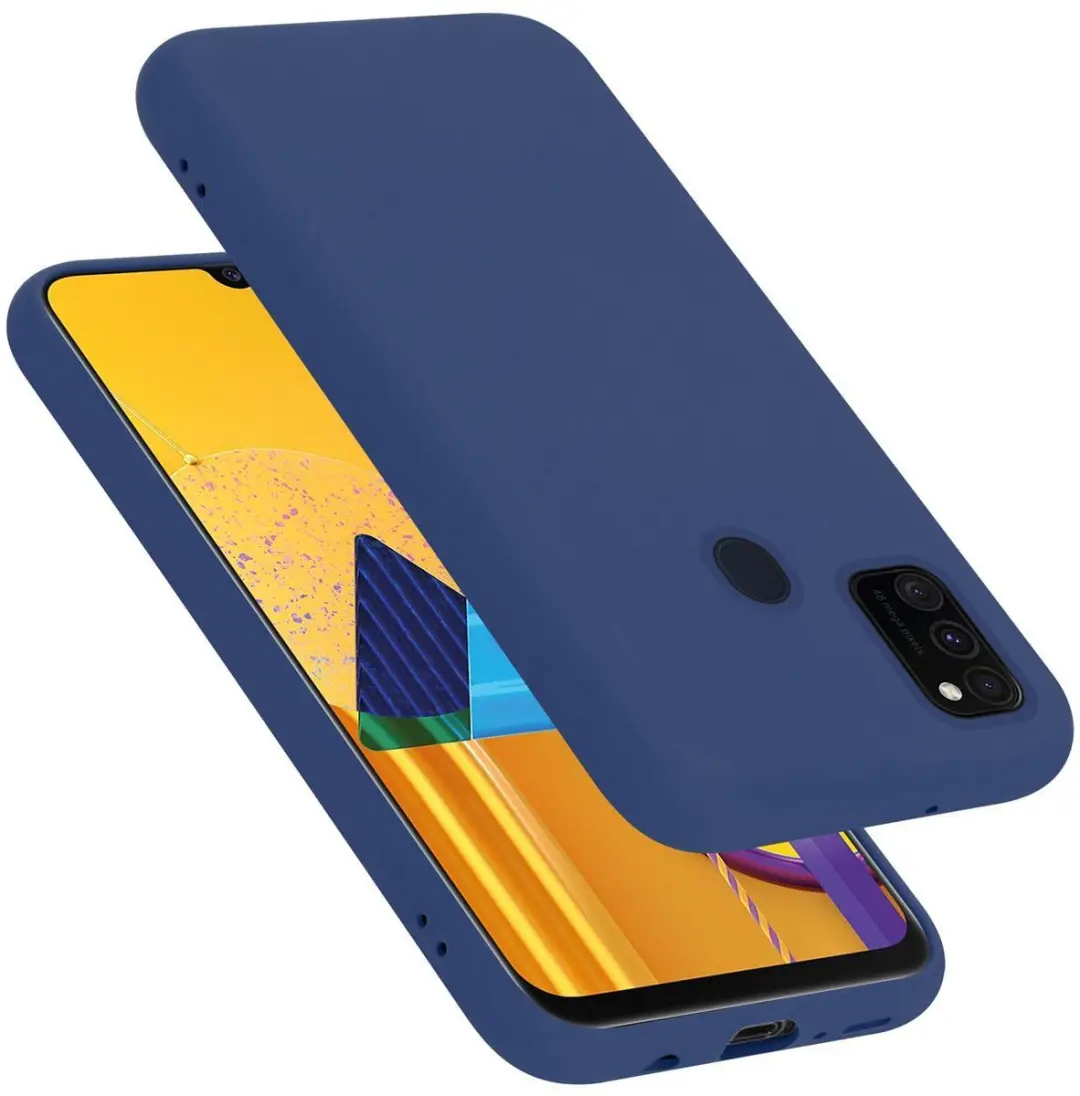 Cadorabo Hoesje geschikt voor Samsung Galaxy M21 / M30s in LIQUID BLAUW