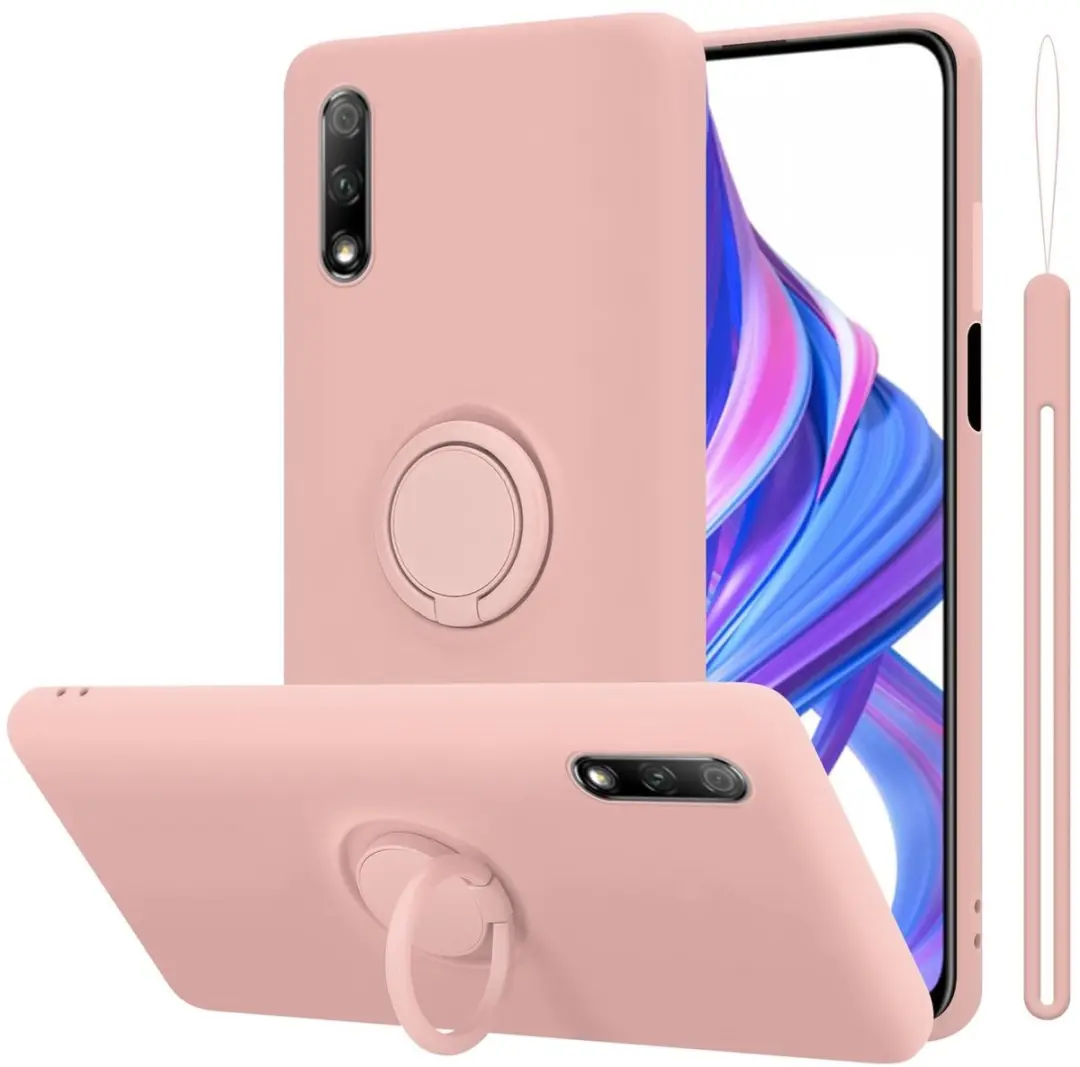 Cadorabo Hoesje geschikt voor Honor 9X in LIQUID ROZE