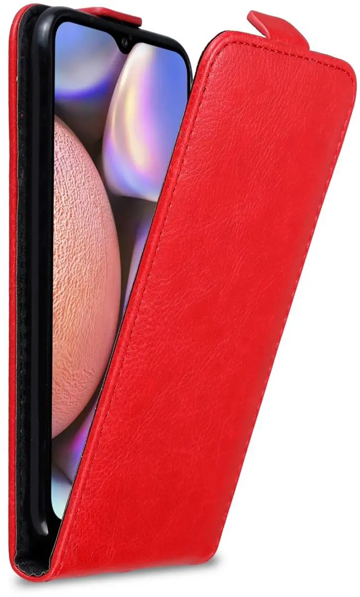 Cadorabo Hoesje geschikt voor Samsung Galaxy A10s / M01s in APPEL ROOD