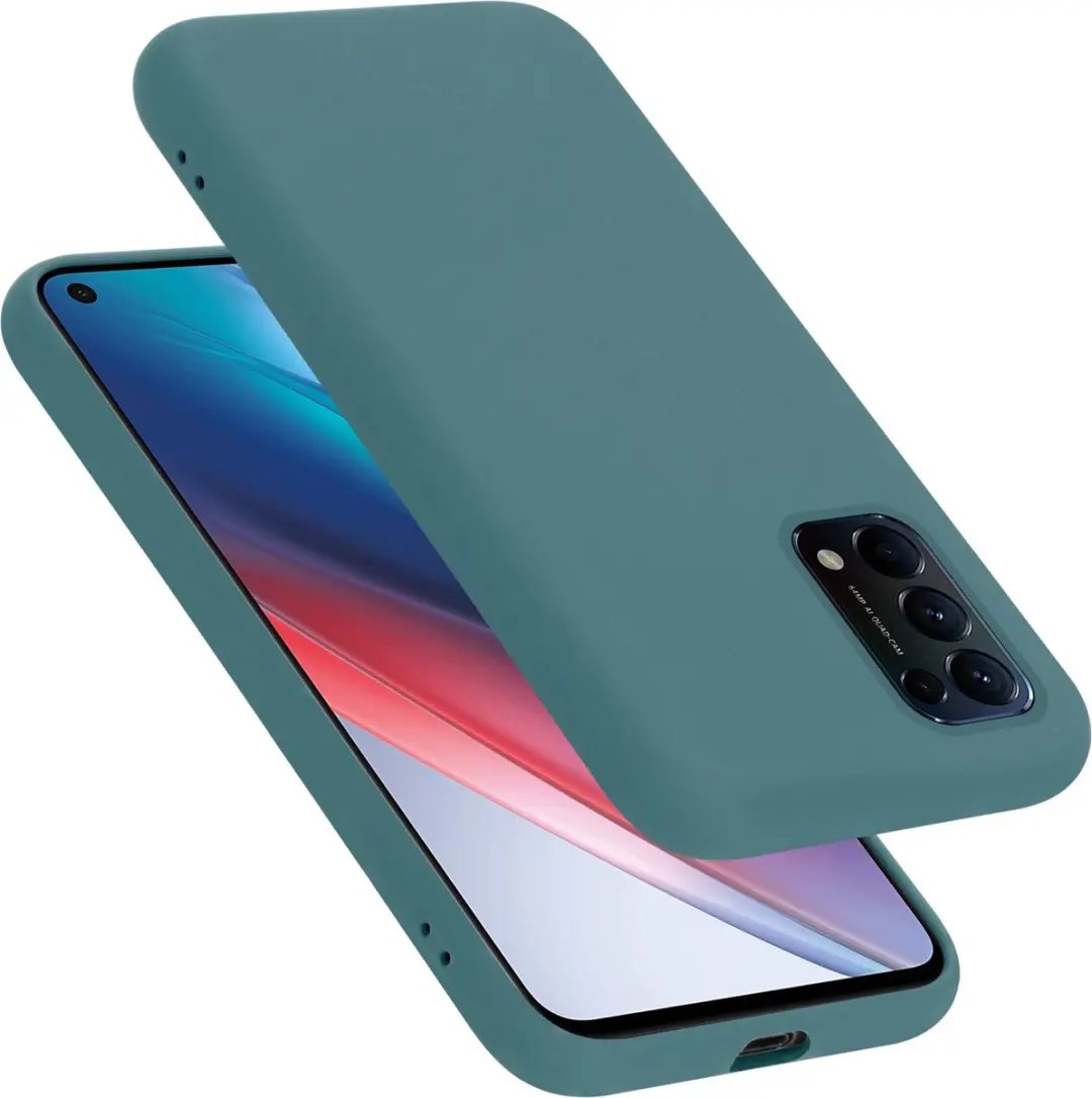 Cadorabo Hoesje geschikt voor Oppo FIND X3 LITE in LIQUID GROEN