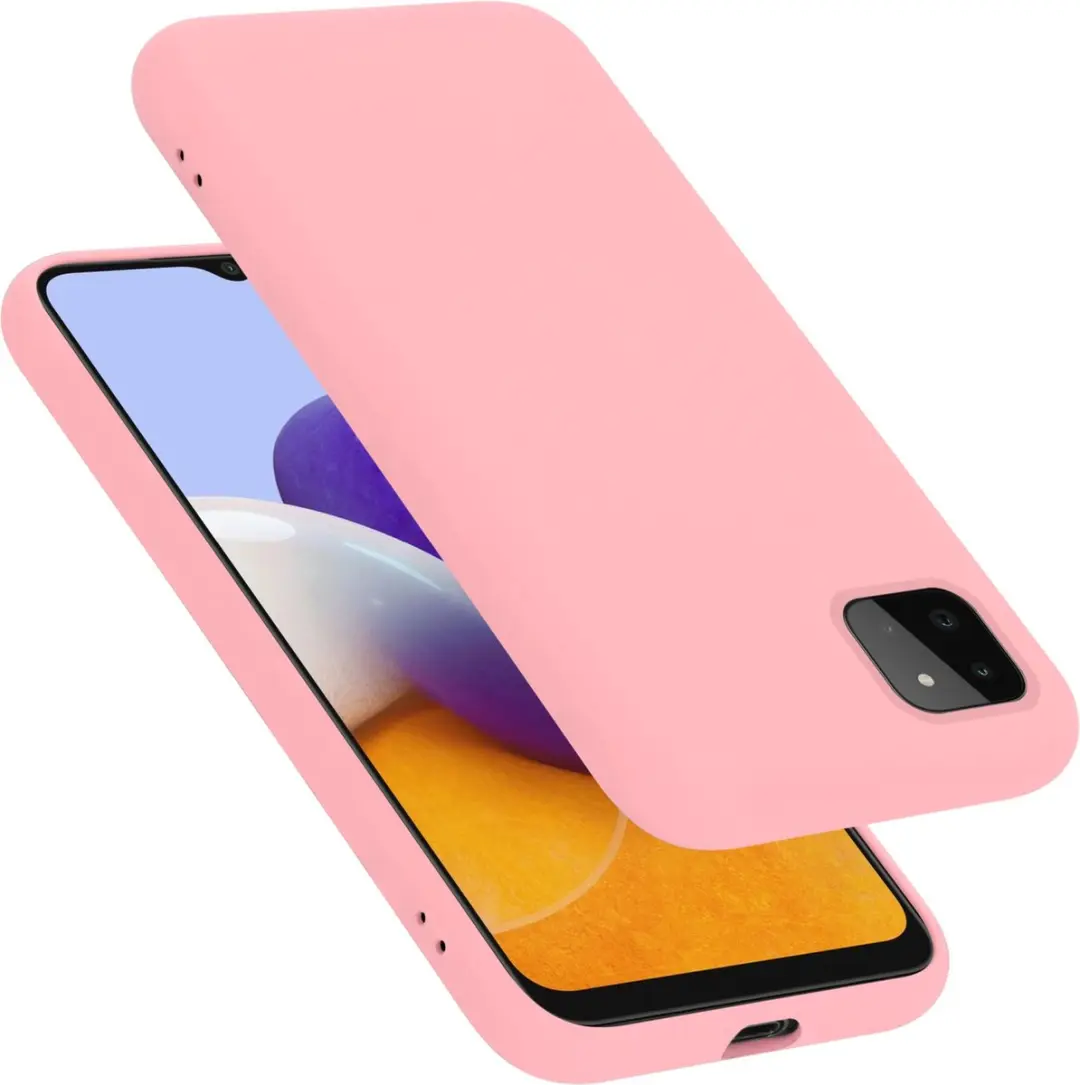 Cadorabo Hoesje geschikt voor Samsung Galaxy A22 5G in LIQUID ROZE